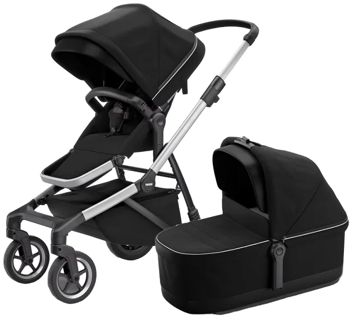 THULE Sleek - wózek wielofunkcyjny, zestaw 2w1 | Aluminum/Midnight Black